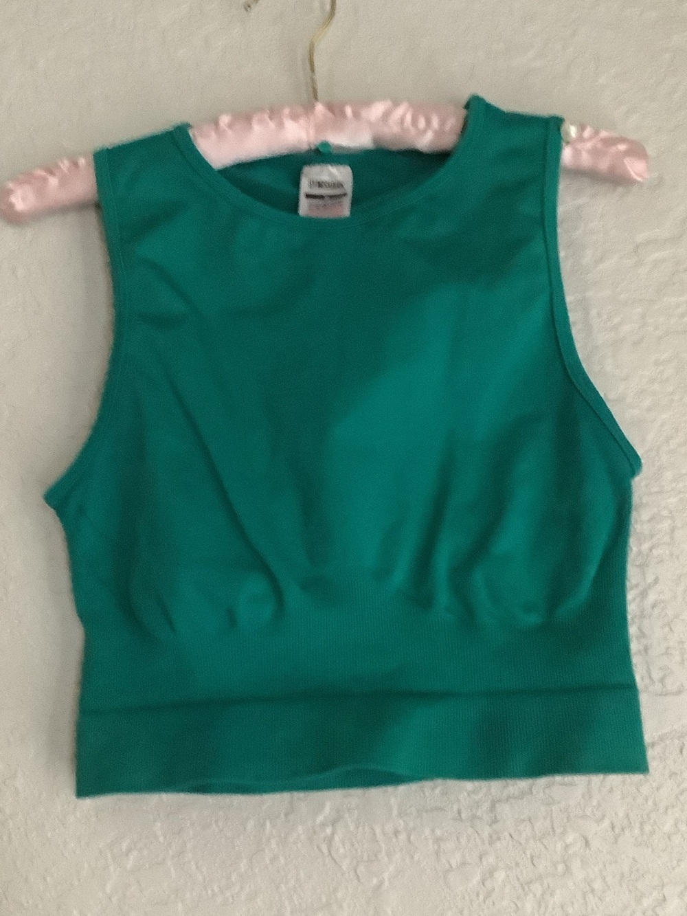 Gymshark Teal Green Crop Bra Top